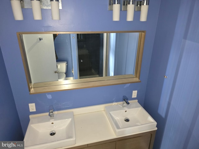 1101 Saint Paul St Unit 1212, Baltimore, MD 21202 - bathroom with double vanity and toilet