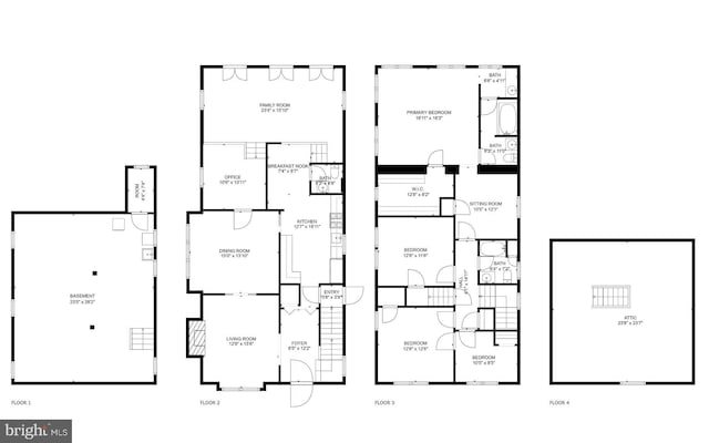 4110 Ingomar St NW, Washington, DC 20015 - view of floor plan / room layout