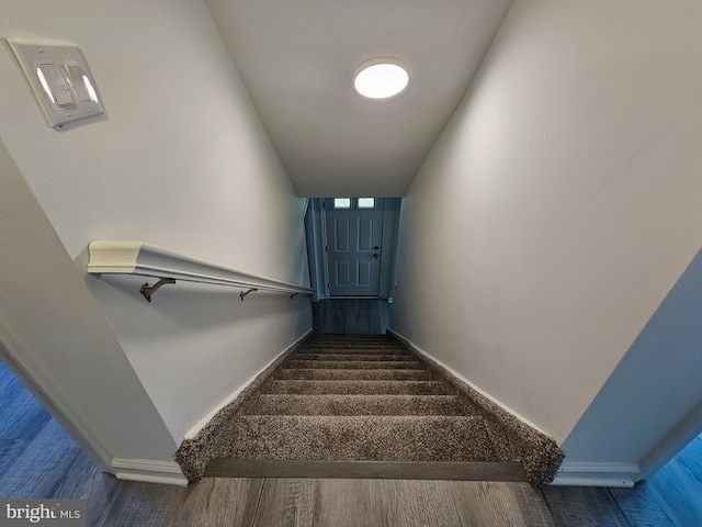 2450 Happy Creek Rd, Front Royal, VA 22630 - staircase with wood finished floors