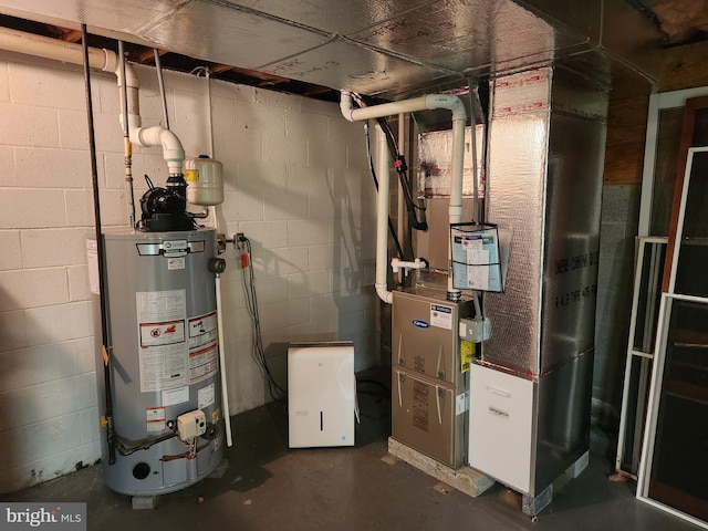 208 E 6th St, Lititz, PA 17543 - utility room with water heater and heating unit