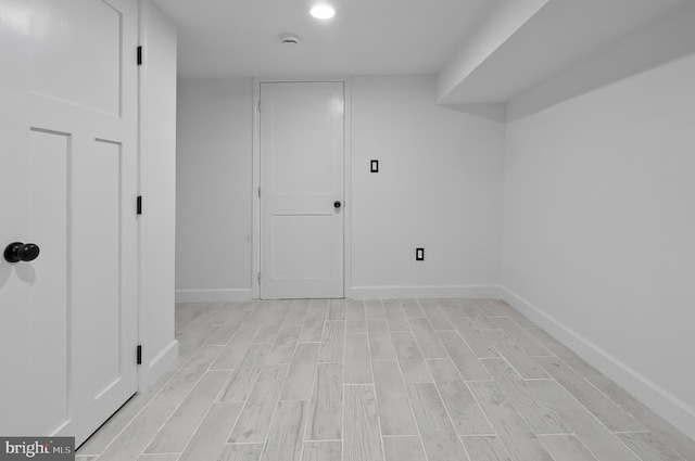 2002 E Lafayette Ave, Baltimore, MD 21213 - finished below grade area with light wood-style floors and recessed lighting