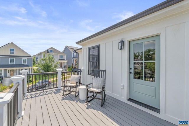1603 Griffen Grv, Charlottesville, VA 22901 - deck featuring a residential view