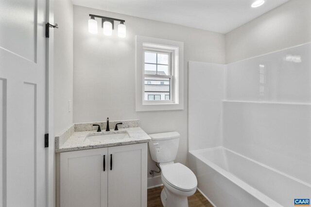 1603 Griffen Grv, Charlottesville, VA 22901 - full bathroom featuring vanity, shower / washtub combination, and wood finished floors
