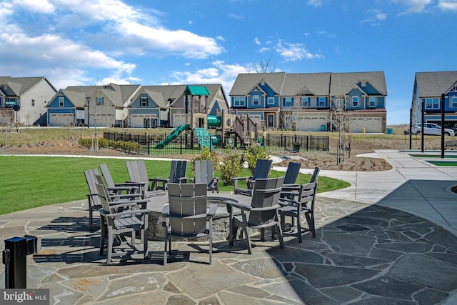 3421 Angelica Way Unit 404, Frederick, MD 21704 - view of patio / terrace with a residential view