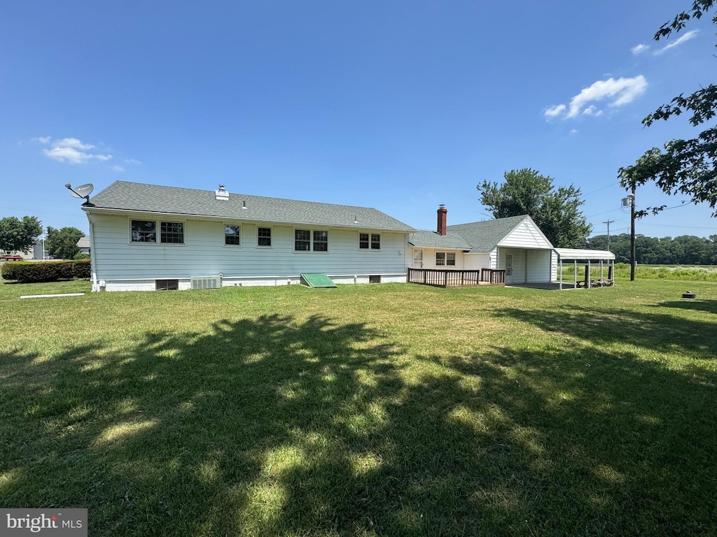 556 Boyds Corner Rd, Middletown, DE 19709 - back of house featuring a yard