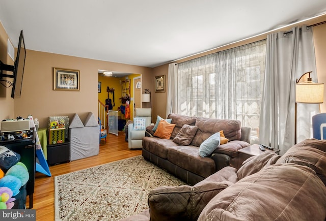 124 Connecticut Ave, Cherry Hill, NJ 08002 - living area with wood finished floors