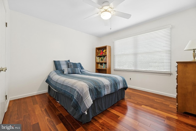 4 Monterey Ln, Manalapan, NJ 07726 - bedroom with wood finished floors and a ceiling fan