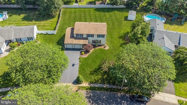4 Monterey Ln, Manalapan, NJ 07726 - aerial view of property and surrounding area