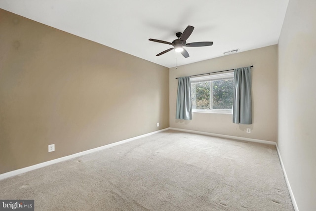 12001 Old Columbia Pike Unit 305, Silver Spring, MD 20904 - carpeted empty room with baseboards and a ceiling fan