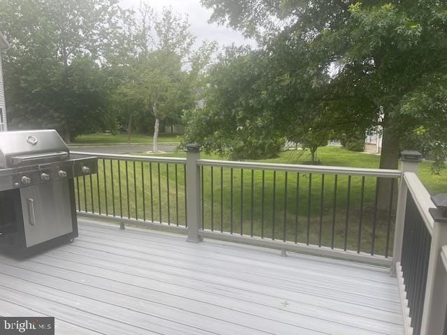 5 Vaccaro Rd, Lawrenceville, NJ 08648 - deck with a grill and a lawn
