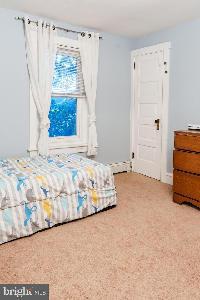 850 N Reading Ave, Boyertown, PA 19512 - bedroom with carpet floors and baseboard heating