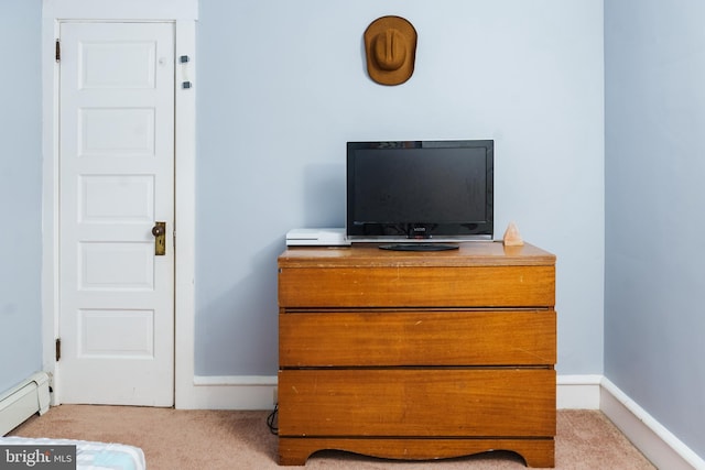 850 N Reading Ave, Boyertown, PA 19512 - bedroom featuring a baseboard radiator and carpet flooring