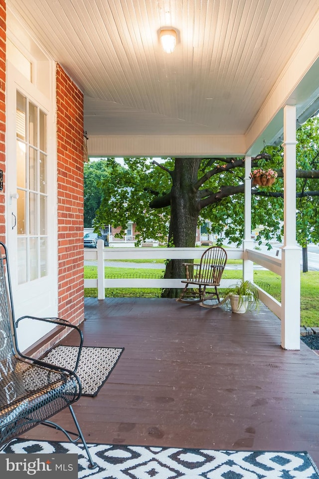 850 N Reading Ave, Boyertown, PA 19512 - view of wooden porch