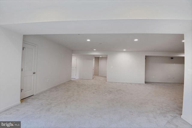 13319 Moonlight Trail Dr, Silver Spring, MD 20906 - finished below grade area featuring light colored carpet and recessed lighting