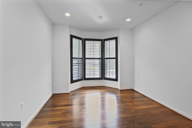 13319 Moonlight Trail Dr, Silver Spring, MD 20906 - unfurnished room featuring hardwood / wood-style floors and recessed lighting