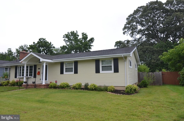 514 Red Oak Dr, Severna Park, MD 21146 - single story home featuring a chimney