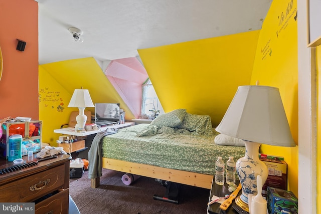 127 Schooley St, Moorestown, NJ 08057 - bedroom with carpet and vaulted ceiling