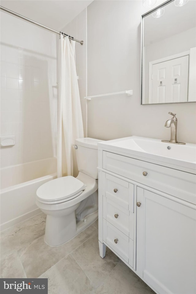 10 Suncroft Ct, Silver Spring, MD 20904 - bathroom with vanity and shower / bathtub combination with curtain