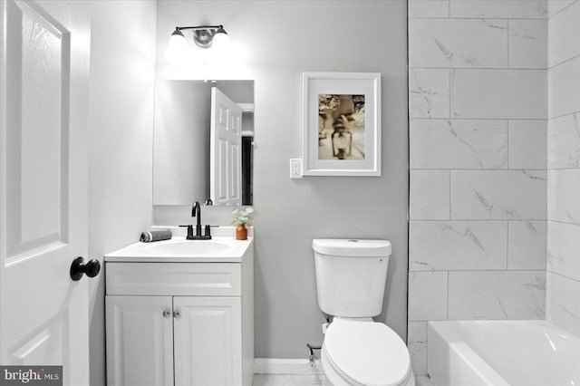 1415 Larch Rd, Severn, MD 21144 - bathroom with toilet and vanity