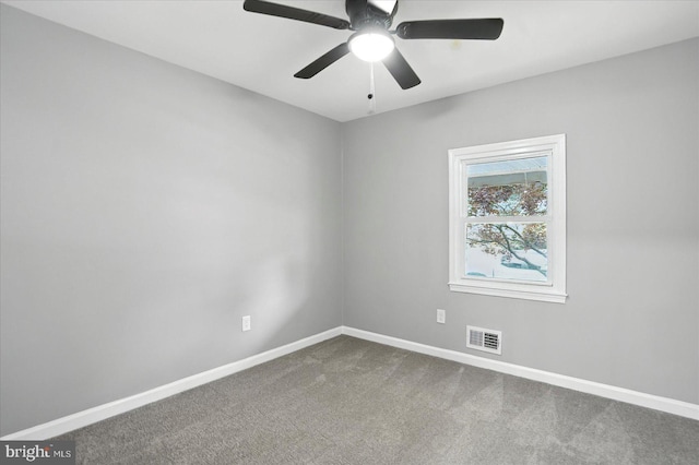 1415 Larch Rd, Severn, MD 21144 - carpeted empty room featuring baseboards and ceiling fan