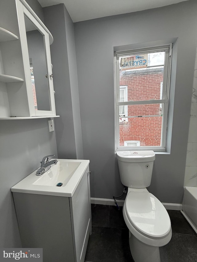 331 Spring Garden St, Reading, PA 19602 - full bathroom featuring vanity and toilet