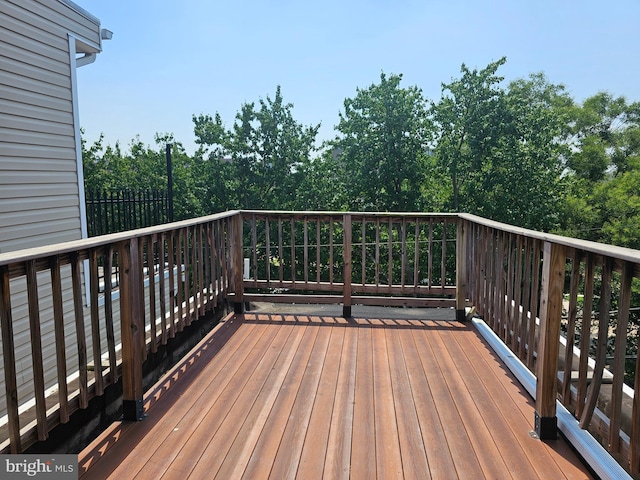 1427 E Eager St, Baltimore, MD 21205 - view of wooden deck
