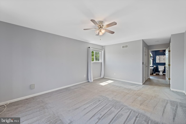 20 Bee Tree Mill Ct, Parkton, MD 21120 - empty room with a ceiling fan and carpet floors