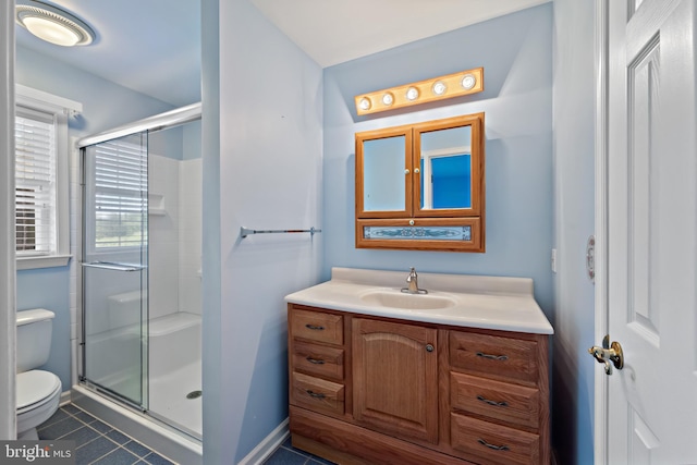 20 Bee Tree Mill Ct, Parkton, MD 21120 - full bath featuring a stall shower, tile patterned flooring, and vanity