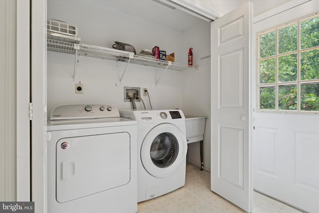 213 Willits Way, Glen Mills, PA 19342 - washroom featuring washer and clothes dryer and light flooring