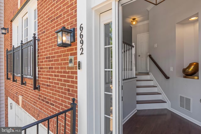 6692 Ordsall St, Alexandria, VA 22315 - view of exterior entry with brick siding