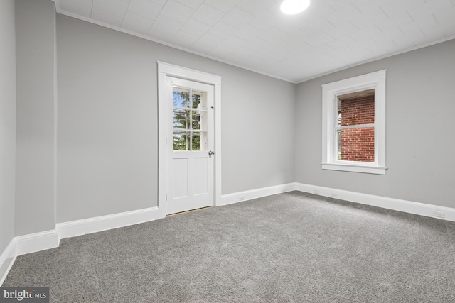 430 S W End Ave, Lancaster, PA 17603 - unfurnished room featuring crown molding and carpet floors