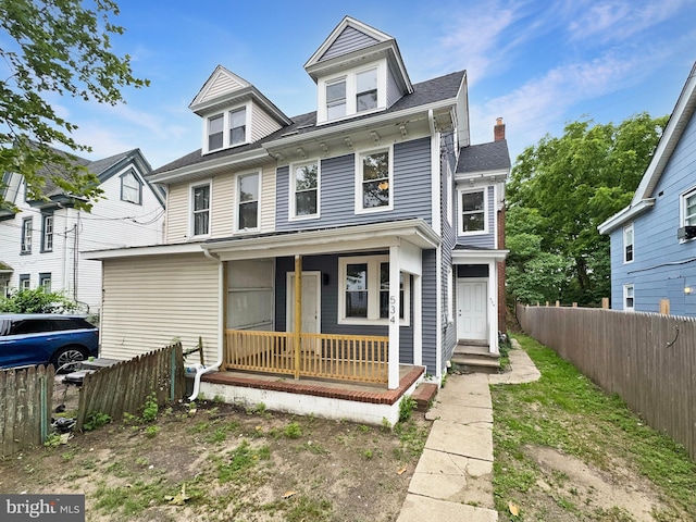 534 Columbia Ave, Millville, NJ 08332 - american foursquare style home with a porch