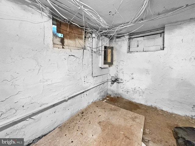 534 Columbia Ave, Millville, NJ 08332 - unfinished basement featuring electric panel