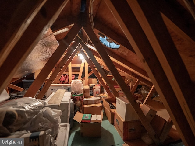 220 Rabbitt Rd, Gaithersburg, MD 20878 - view of unfinished attic