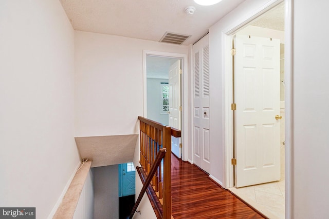 2843 Shepperton Ter, Silver Spring, MD 20904 - hall with an upstairs landing and light wood-style floors