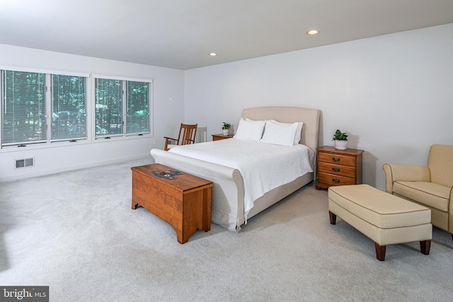 9 Sleepy Hollow Ln, West Windsor, NJ 08550 - bedroom featuring light carpet and recessed lighting
