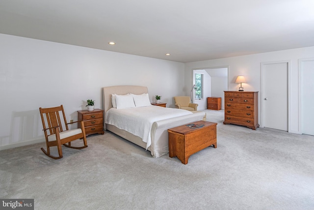9 Sleepy Hollow Ln, West Windsor, NJ 08550 - bedroom featuring light carpet and recessed lighting