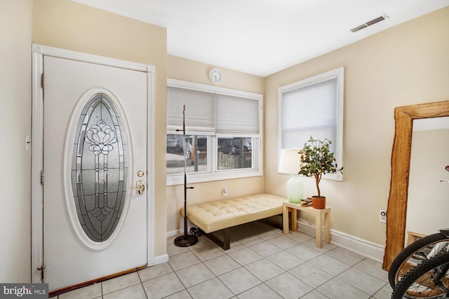 119 S Captains Dr, Little Egg Harbor Twp, NJ 08087 - foyer featuring light tile patterned floors and baseboards