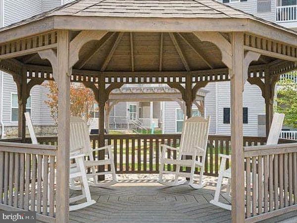 200 Harvin Way Unit 231, Brookhaven, PA 19015 - wooden deck with a gazebo
