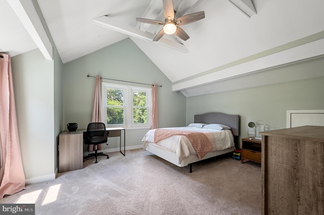 10309 E Hunter Valley Rd, Vienna, VA 22181 - bedroom with carpet flooring, a desk, and a ceiling fan