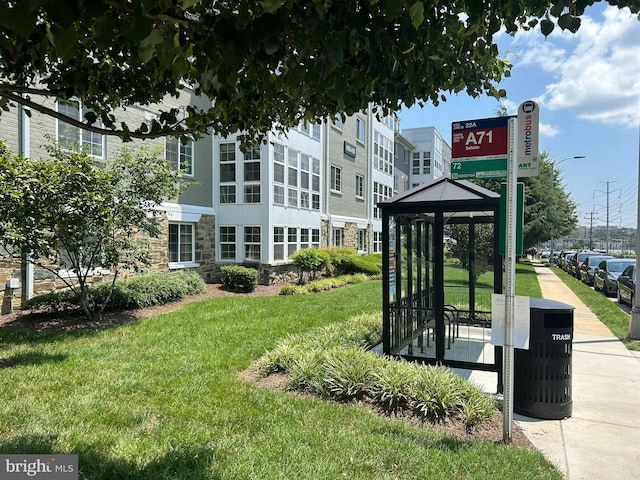 4195 S Four Mile Run Dr Unit 203, Arlington, VA 22204 - surrounding community featuring a gazebo and a yard