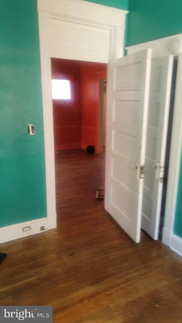 1324 S St SE, Washington, DC 20020 - hallway featuring wood finished floors