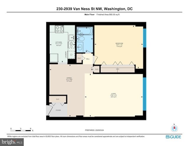 2939 Van Ness St NW Unit 230, Washington, DC 20008 - view of home floor plan