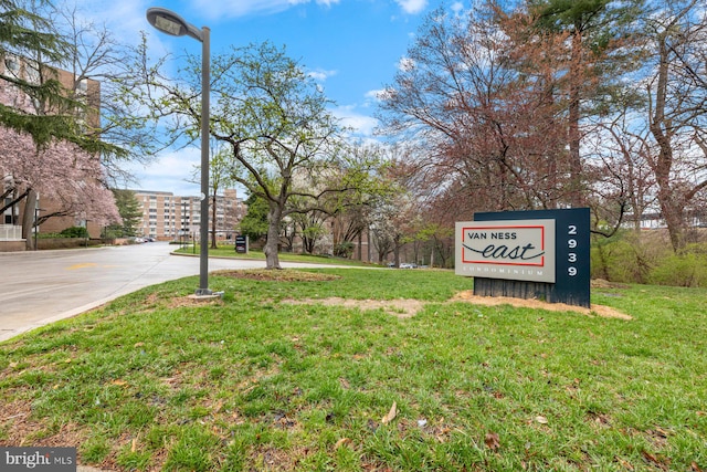 2939 Van Ness St NW Unit 230, Washington, DC 20008 - view of property's community with a lawn and driveway