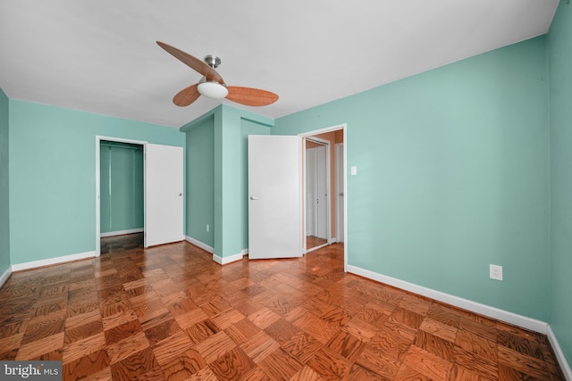 6641 Wakefield Dr Unit 405, Alexandria, VA 22307 - unfurnished bedroom with a closet and ceiling fan