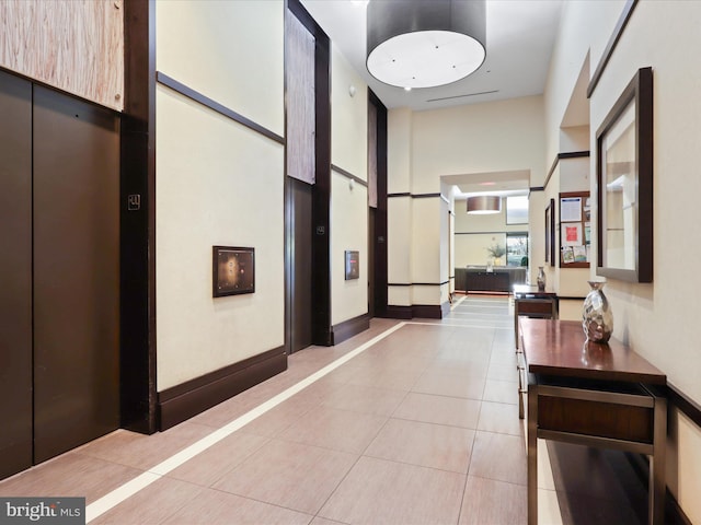 4500 S Four Mile Run Dr Unit 927, Arlington, VA 22204 - building lobby with a high ceiling