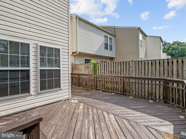 8730 Thornbrook Dr, Odenton, MD 21113 - view of wooden deck