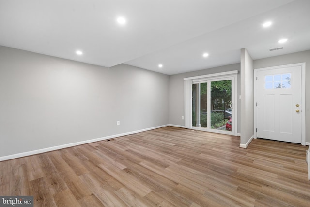 415 Argus Pl, Sterling, VA 20164 - entryway featuring recessed lighting and light wood-type flooring
