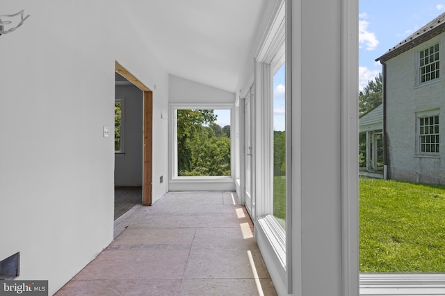 453 Bayard Rd, Kennett Square, PA 19348 - unfurnished sunroom with plenty of natural light and vaulted ceiling