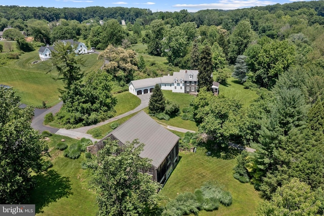 453 Bayard Rd, Kennett Square, PA 19348 - aerial overview of property's location with a heavily wooded area